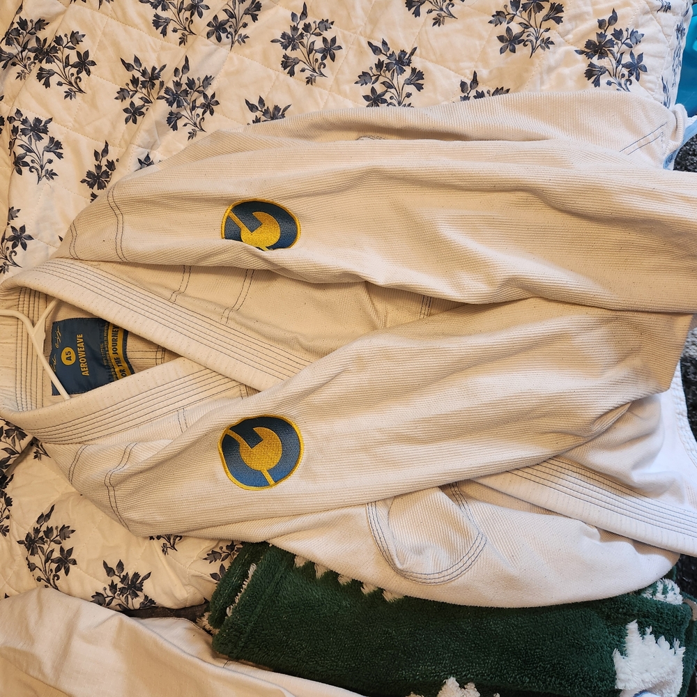 Gold BJJ Aeroweave Gi A5 White